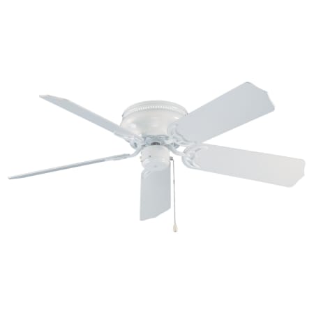 A large image of the RP Lighting and Fans Royal Knight Hugger 42 White / White