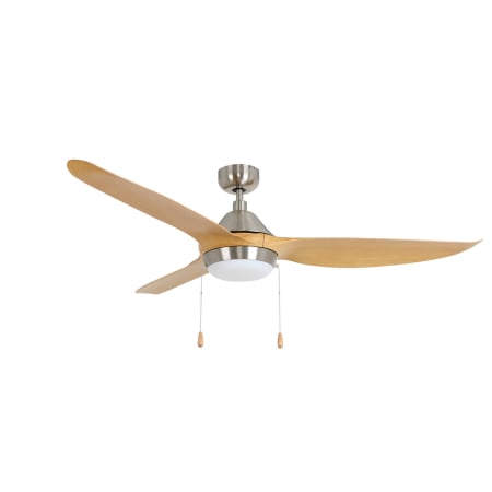 A large image of the RP Lighting and Fans Colibri LED Brushed Nickel / Natural Maple