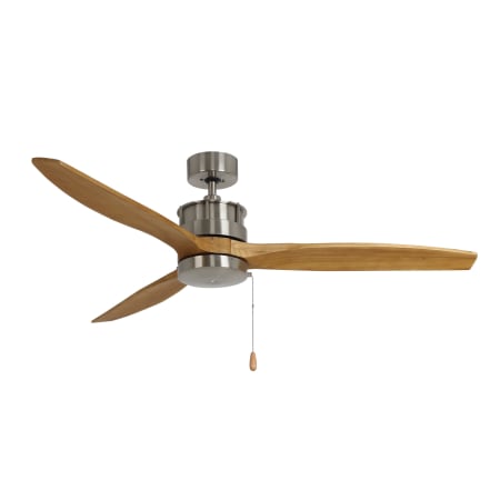 A large image of the RP Lighting and Fans Torque Brushed Nickel / Natural Maple