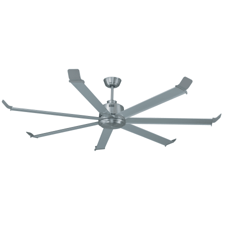 A large image of the RP Lighting and Fans Arctic Brushed Pewter / Brushed Pewter