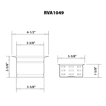 A large image of the Ruvati RVA1049 Alternate Image