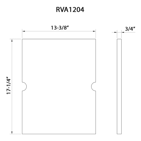 A large image of the Ruvati RVA1204 Alternate Image