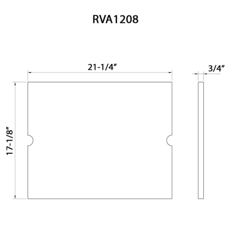 A large image of the Ruvati RVA1208 Alternate Image