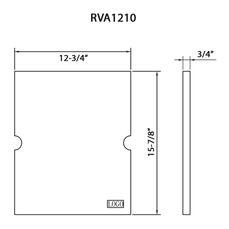 A large image of the Ruvati RVA1210 Alternate Image