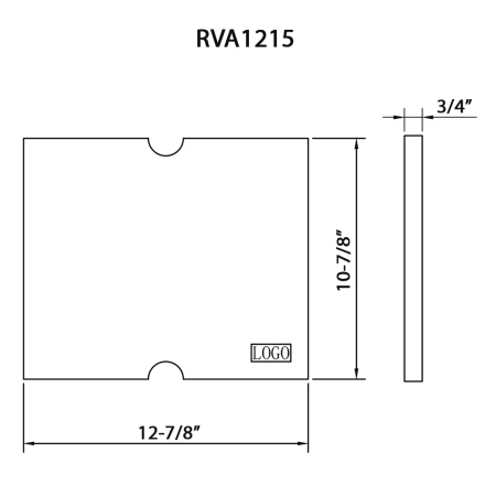 A large image of the Ruvati RVA1215 Alternate Image