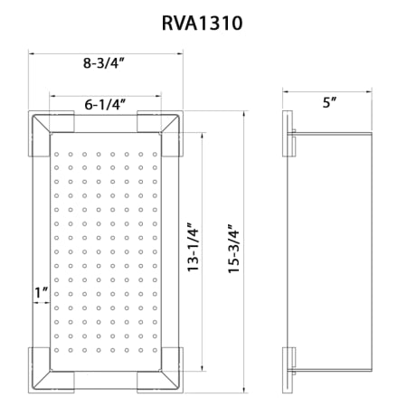 A large image of the Ruvati RVA1310 Alternate Image