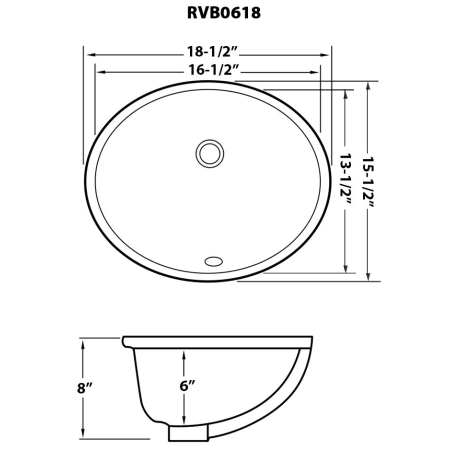 A large image of the Ruvati RVB0618 Alternate Image