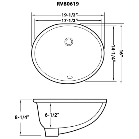 A large image of the Ruvati RVB0619 Alternate Image