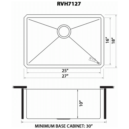 A large image of the Ruvati RVH7127 Alternate Image