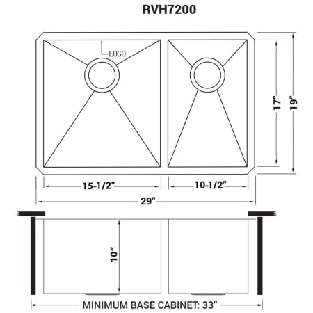 A large image of the Ruvati RVH7200 Alternate Image