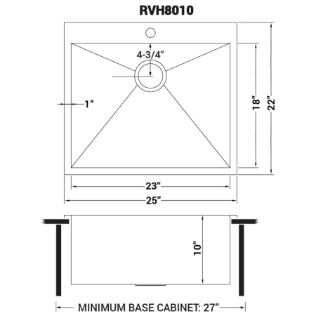 A large image of the Ruvati RVH8010 Alternate Image