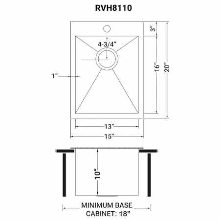 A large image of the Ruvati RVH8110 Alternate Image