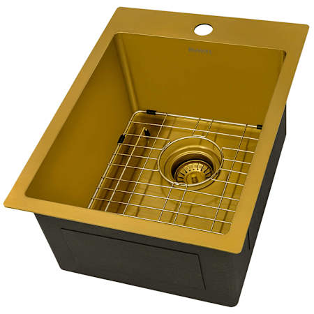 A large image of the Ruvati RVH8110 Gold