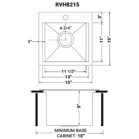A large image of the Ruvati RVH8215 Alternate Image