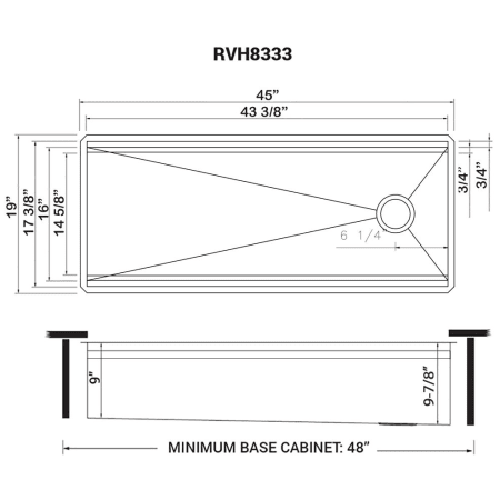 A large image of the Ruvati RVH8333 Alternate Image