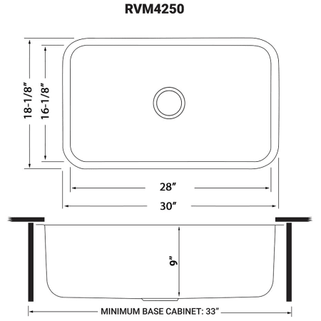 A large image of the Ruvati RVM4250 Alternate Image