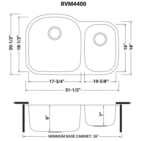A large image of the Ruvati RVM4400 Alternate Image