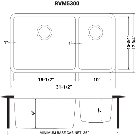 A large image of the Ruvati RVM5300 Alternate Image