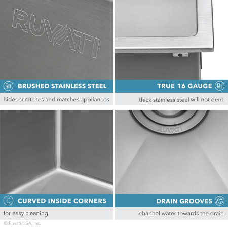 A large image of the Ruvati RVU6015 Alternate Image