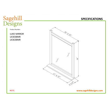 A large image of the Sagehill Designs LK3038MR Alternate View