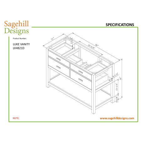 A large image of the Sagehill Designs LK4821D Alternate View