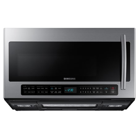 Samsung ME21H706MQG Black Stainless 2.1 Cu.Ft. Over The Range Microwave