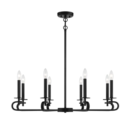 A large image of the Savoy House 1-2451-8 Matte Black