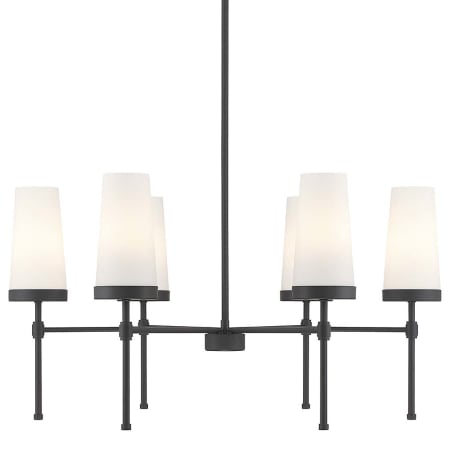 A large image of the Savoy House 1-2802-6 Matte Black