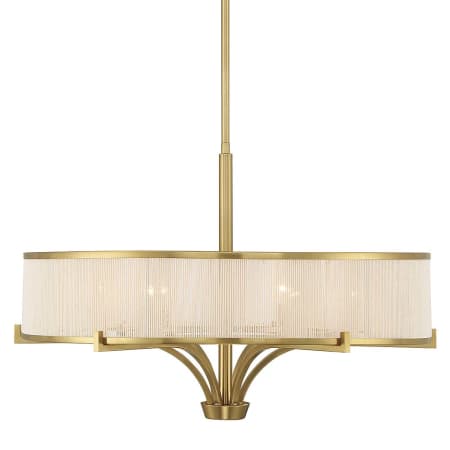 A large image of the Savoy House 1-7752-6 Warm Brass