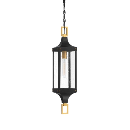 A large image of the Savoy House 5-277 Matte Black / Brushed Brass