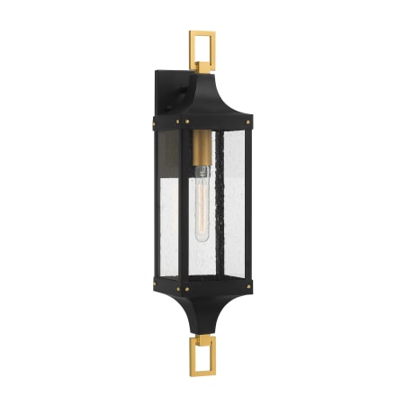 A large image of the Savoy House 5-279 Matte Black / Brushed Brass