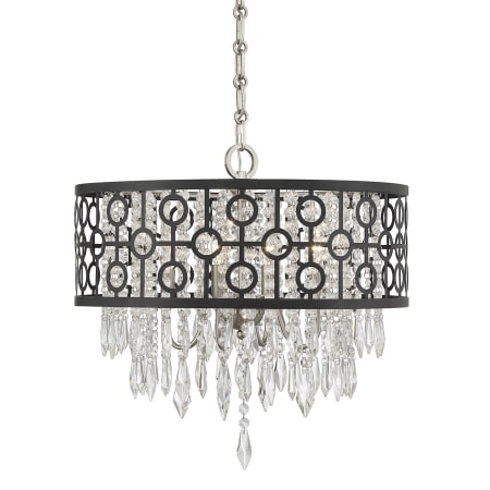 A large image of the Savoy House 7-1878-4 Matte Black / Satin Nickel