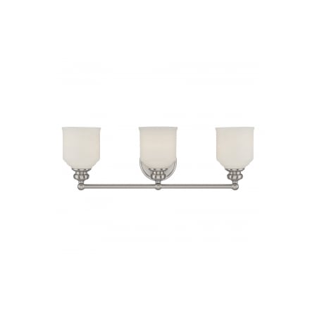 A large image of the Savoy House 8-6836-3 Satin Nickel