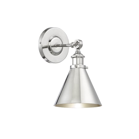 A large image of the Savoy House 9-0901-1 Polished Nickel