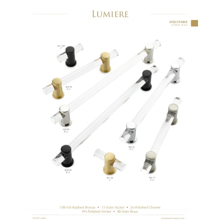 A large image of the Schaub and Company 402 Lumiere Collection