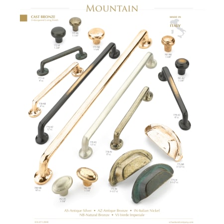A large image of the Schaub and Company 780 Mountain Collection