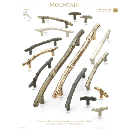 A large image of the Schaub and Company 775 Mountain Collection