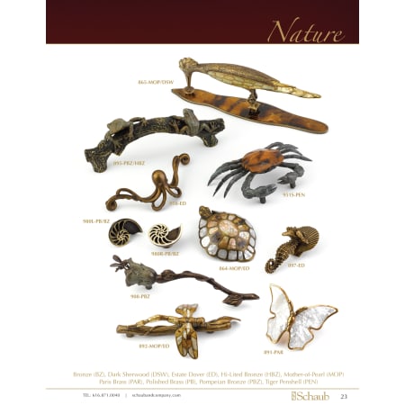 A large image of the Schaub and Company 891 Nature Series
