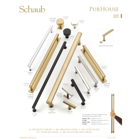 A large image of the Schaub and Company 5006 Pub House Collection