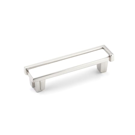 Schaub and Company 27-SN-WH Satin Nickel / White Glass Tallmadge 4 Inch Center to Center Bar ...