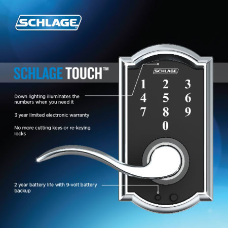 A large image of the Schlage FE695-CAM-FLA Alternate View