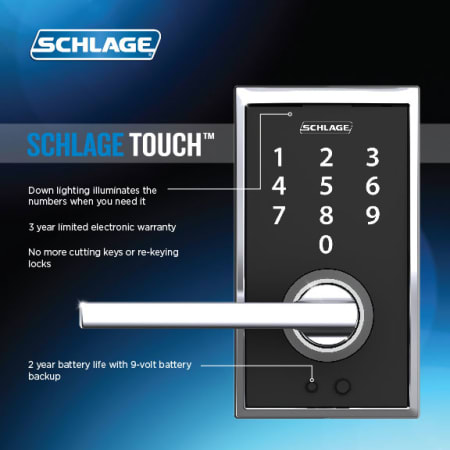 A large image of the Schlage FE695-CEN-LAT Alternate View