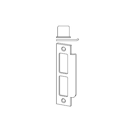 A large image of the Schlage 10-072 Satin Nickel