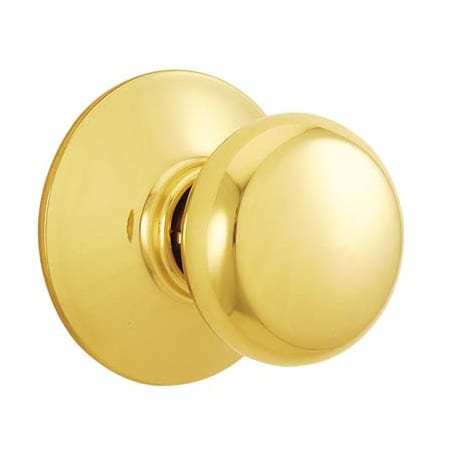 A large image of the Schlage A40S-PLY Polished Brass