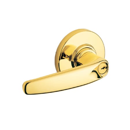 A large image of the Schlage ND92PD-ATH Polished Brass
