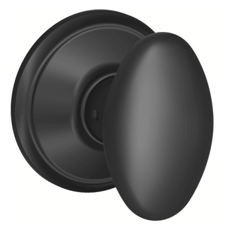 A large image of the Schlage F10-SIE Matte Black