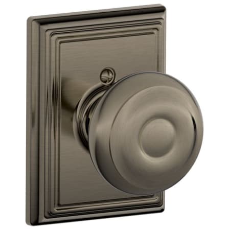 A large image of the Schlage F170-GEO-ADD Antique Pewter