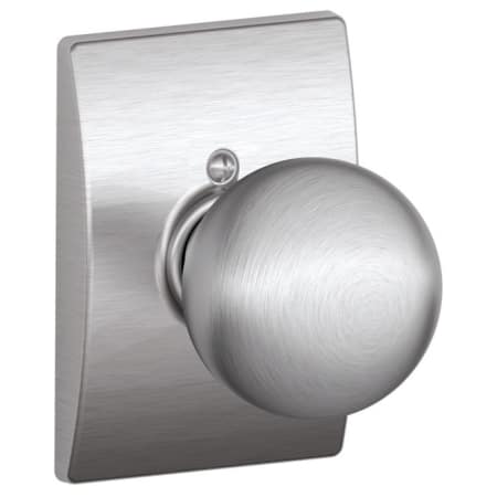 A large image of the Schlage F170ORB-CEN Satin Chrome