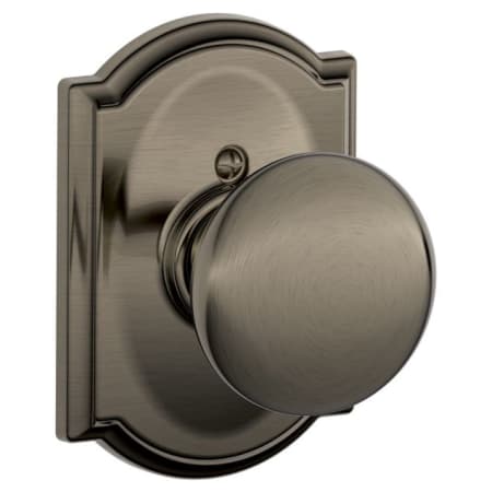 A large image of the Schlage F170-PLY-CAM Antique Pewter