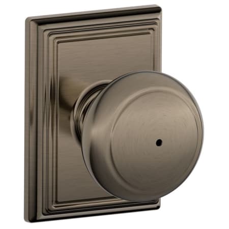 A large image of the Schlage F40-AND-ADD Antique Pewter